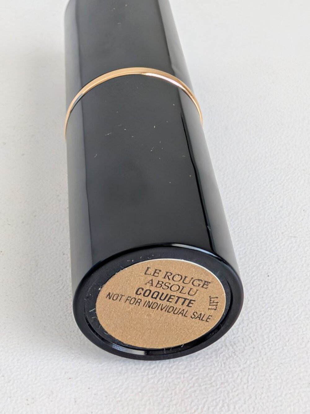 Lancome L'Absolu Rouge Sensation Lipstick Coquette Full Size - Picture 2 of 5